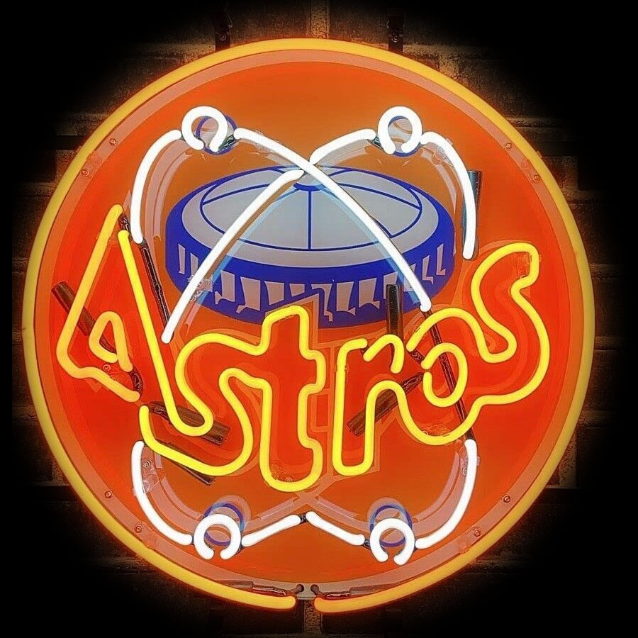 Commercial Wall Printing - Neon Signs Housto Astro, неоновая лампа,