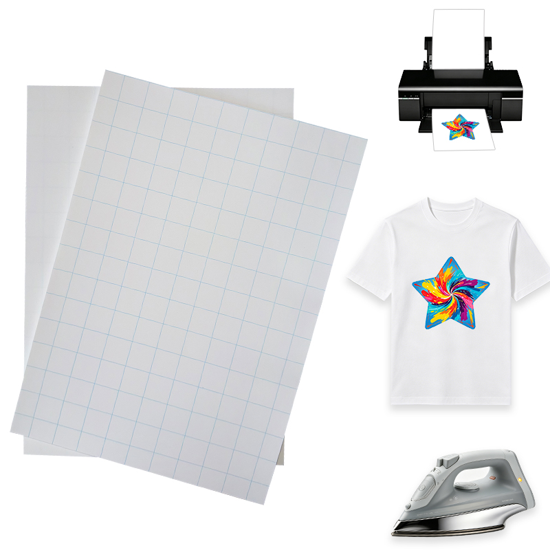 White Toner Transfer Paper - Бумага для термотрансфера A4, 10/20 шт.,
